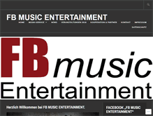 Tablet Screenshot of fb-music-entertainment.com